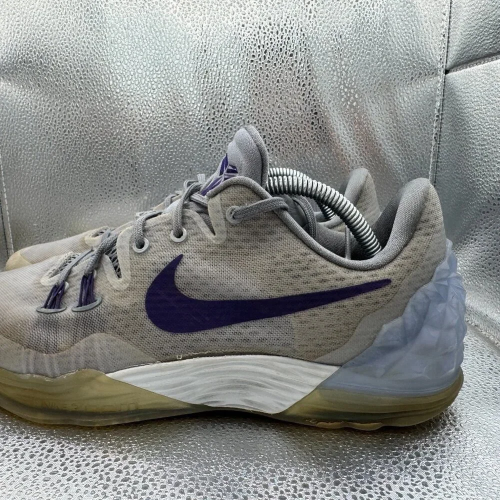 Size 9.5 Nike Mens Zoom Kobe Venomenon 5 Wolf Grey Basketball Sneaker 749884 050